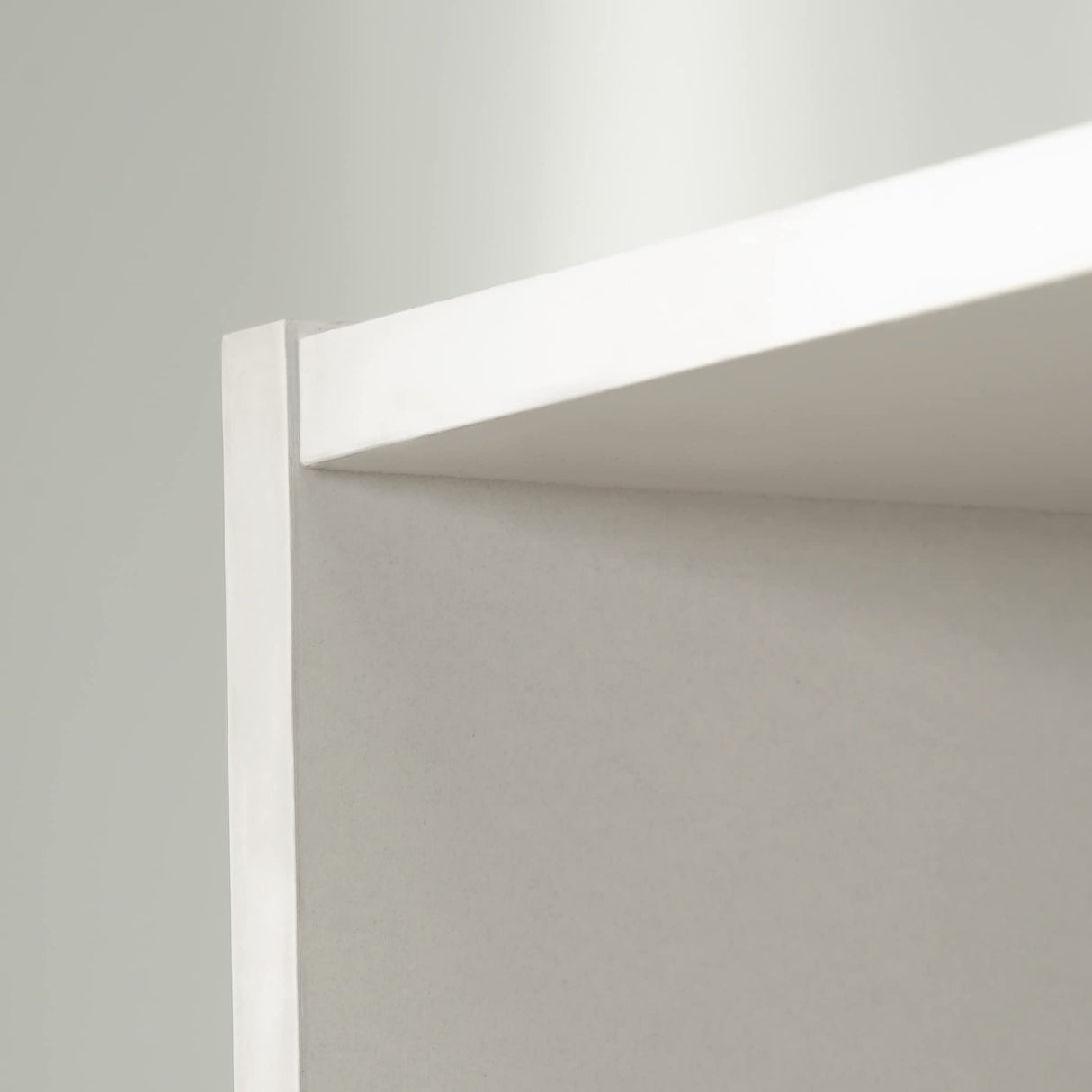 Sauder Beginnings 3-Shelf Bookcase, Bookshelf with Adjustable Storage Shelves, L: 24.57" x W: 11.50" x H: 71.18", Soft White Sauder