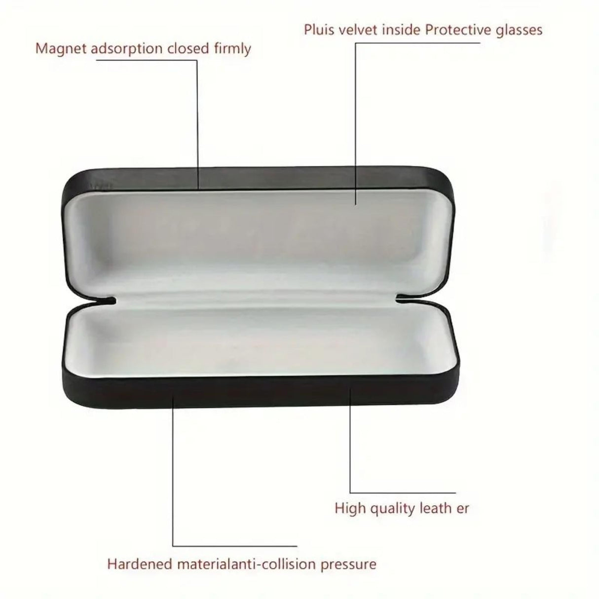 DIY Diamond Art Painting Portable Eyeglasses Case, Anti-Stress Retro Sunglasses Glasses Storage Box Eyeglass Safety Pouch Box-Cardinal-1 WoodArtSupply