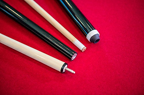 Mizerak Donovan II 8' Billiard Table with 2 Cues, Set of Billiard Balls, Triangle Brush and 2 Chalk Mizerak