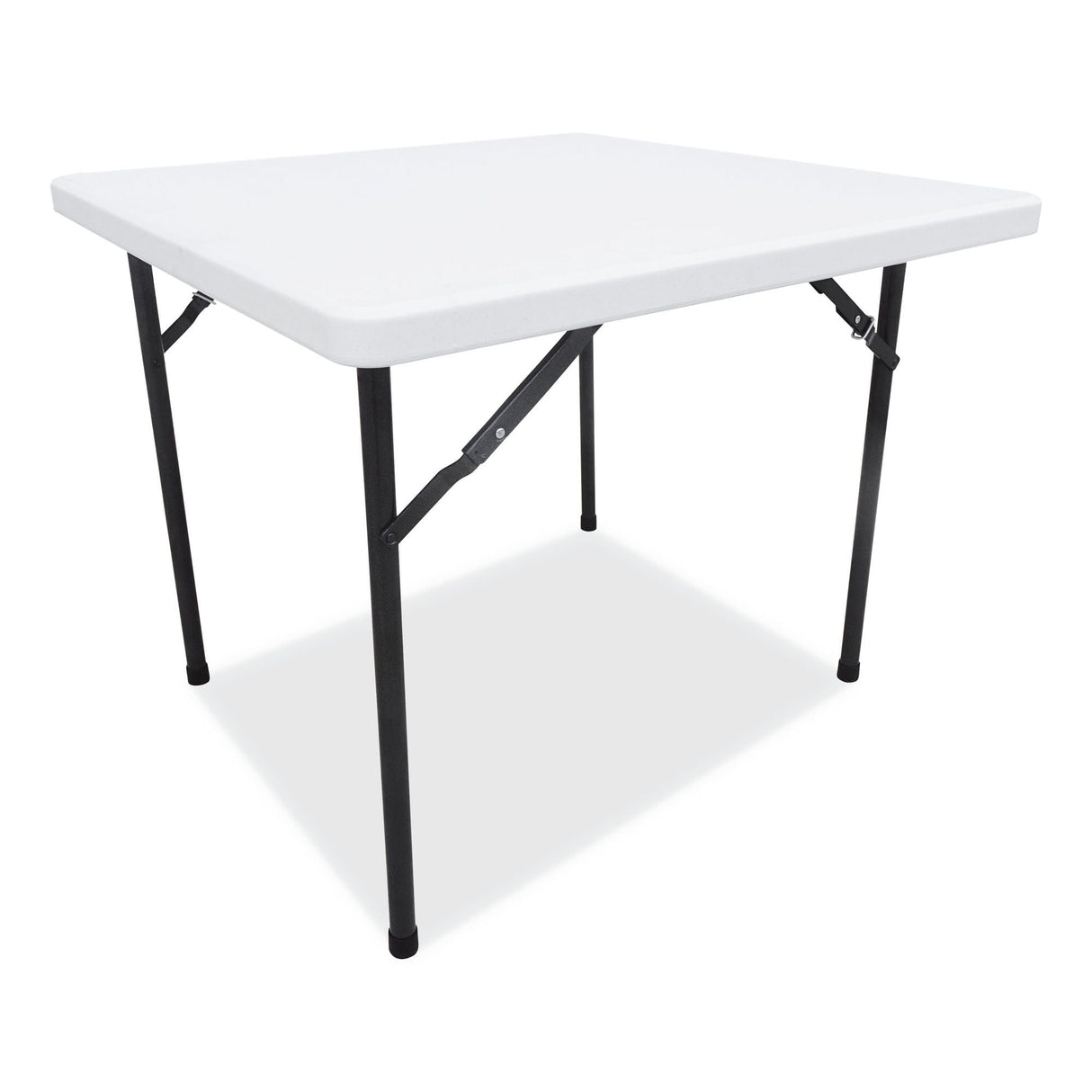 Alera ALEPT36SW 36 in. x 36 in. x 29.25 in. Square Plastic Folding Table - White Alera