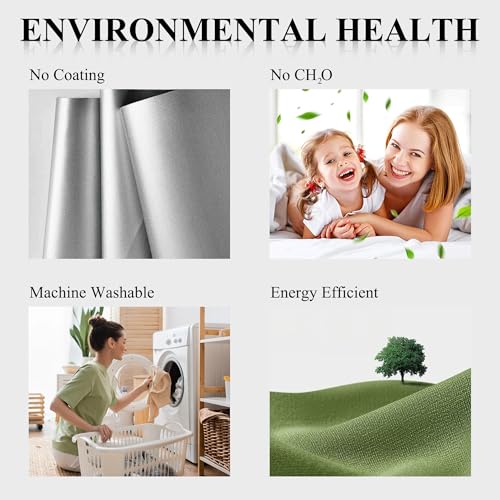 RYB HOME 100% Blackout Room Divider Curtain, Thermal Insulated&Privacy Assurd Extra Wide Curtain for Bedroom/Sliding Door, Back Tab&Rod Pocket Drape with Hooks for Ceiling, W100xL84, Black, 1 Panel RYB HOME
