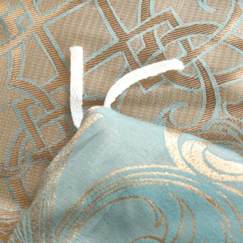 YUURO Satin Silk Duvet Cover Set with Pillowcase,Luxury Embroidery Bedding Set Soft Cozy Bedspread Lightweight Comforter Cover for All Season,Zipper Closure (Red,Single) YUURO