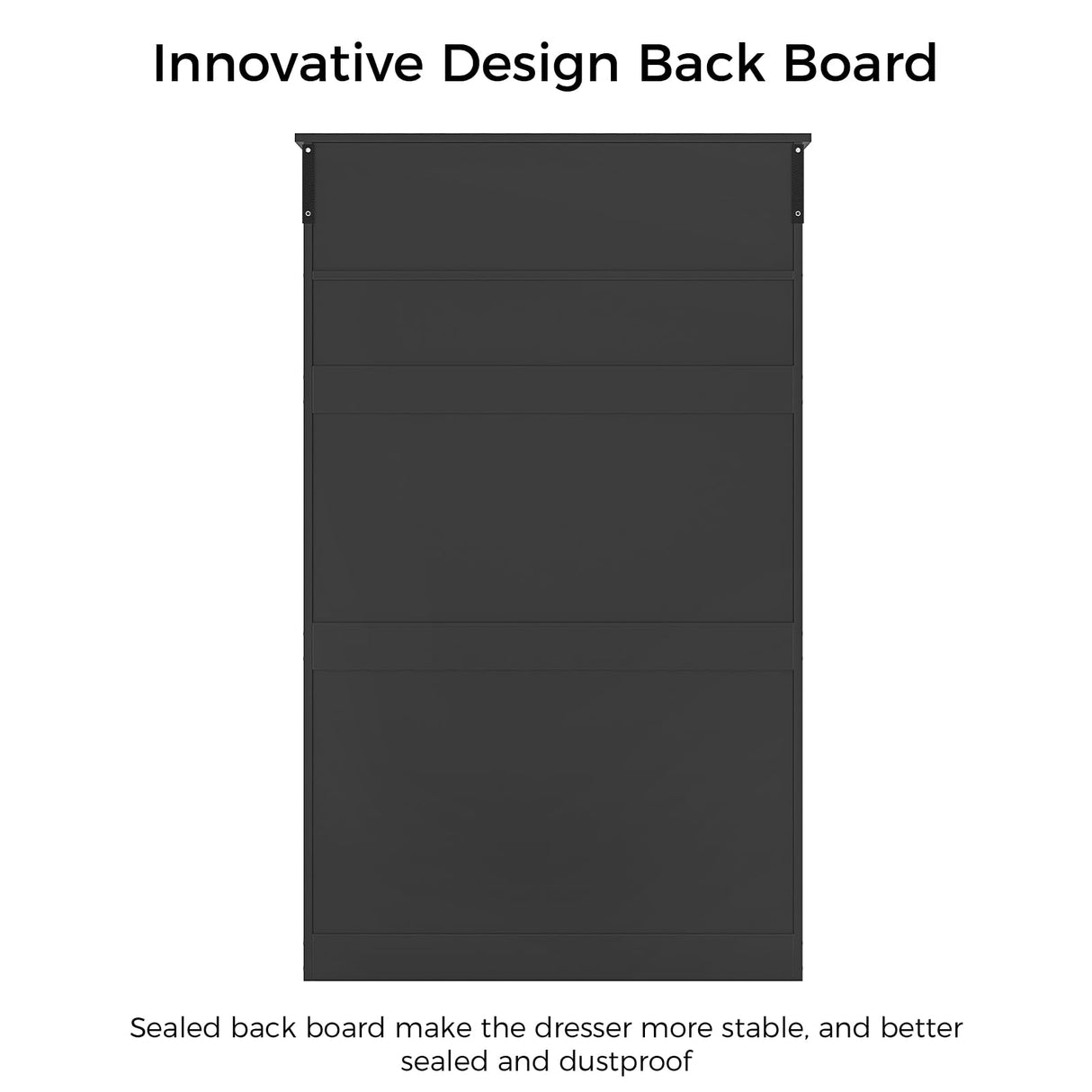 Hasuit Tall Dresser for Bedroom, Black Large Chest of Drawers, 55.6'' High Dressers with 7 Drawers, Modern Wooden Vertical Storage Clothes Closet Organizer Hasuit