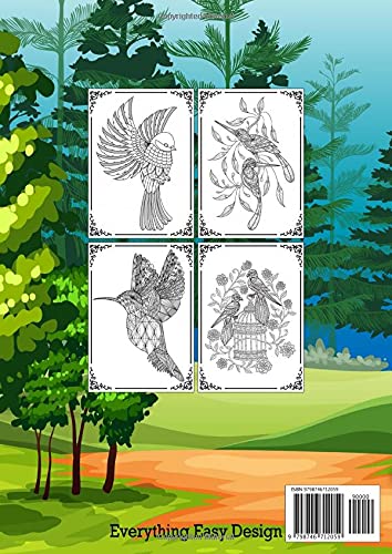 Songbirds Coloring Book: Songbirds Coloring Book An Adult Coloring Book Featuring Beautiful Songbirds, Exquisite Flowers and Relaxing Nature Scenes ... featuring, relaxing, nature, adults, hummingb Majosta
