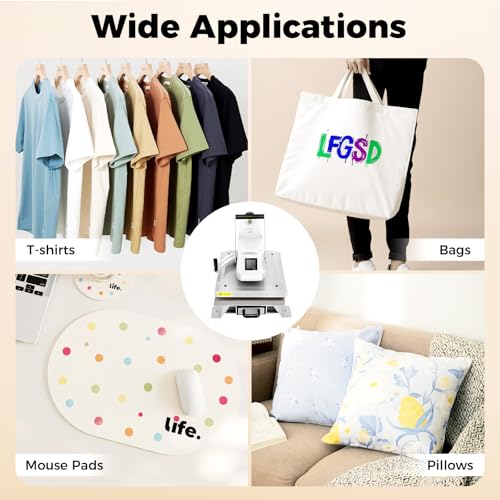 16x20 Inch Slide Out Heat Press Machine for T Shirts, 1600W 110V High-Pressure Sublimation Transfer Machine, 3-in-1 Design, Digital Industrial Sublimation Printer, for Print Stores, Photo Studios SRTYGHW
