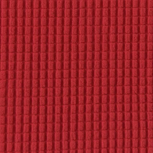Easy-Going Recliner Stretch Sofa Slipcover Sofa Cover 4-Pieces Furniture Protector Couch Soft with Elastic Bottom Polyester Spandex Jacquard Fabric Small Checks(Recliner,Christmas Red,Large)