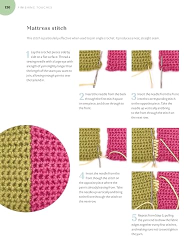 Perfect Crochet Finish: Tips and Techniques from Reading a Pattern to Weaving in Ends and Everything in Between (Landauer) Step-by-Step Instructions, Troubleshooting, and More Fox Chapel Publishing