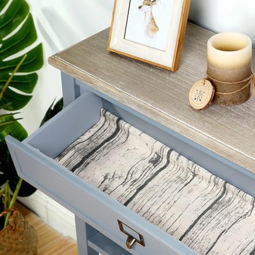 Wnutrees Multi-functional Console Desk, Grey, 30 in x 10.6 in x 31.5 in Wnutrees