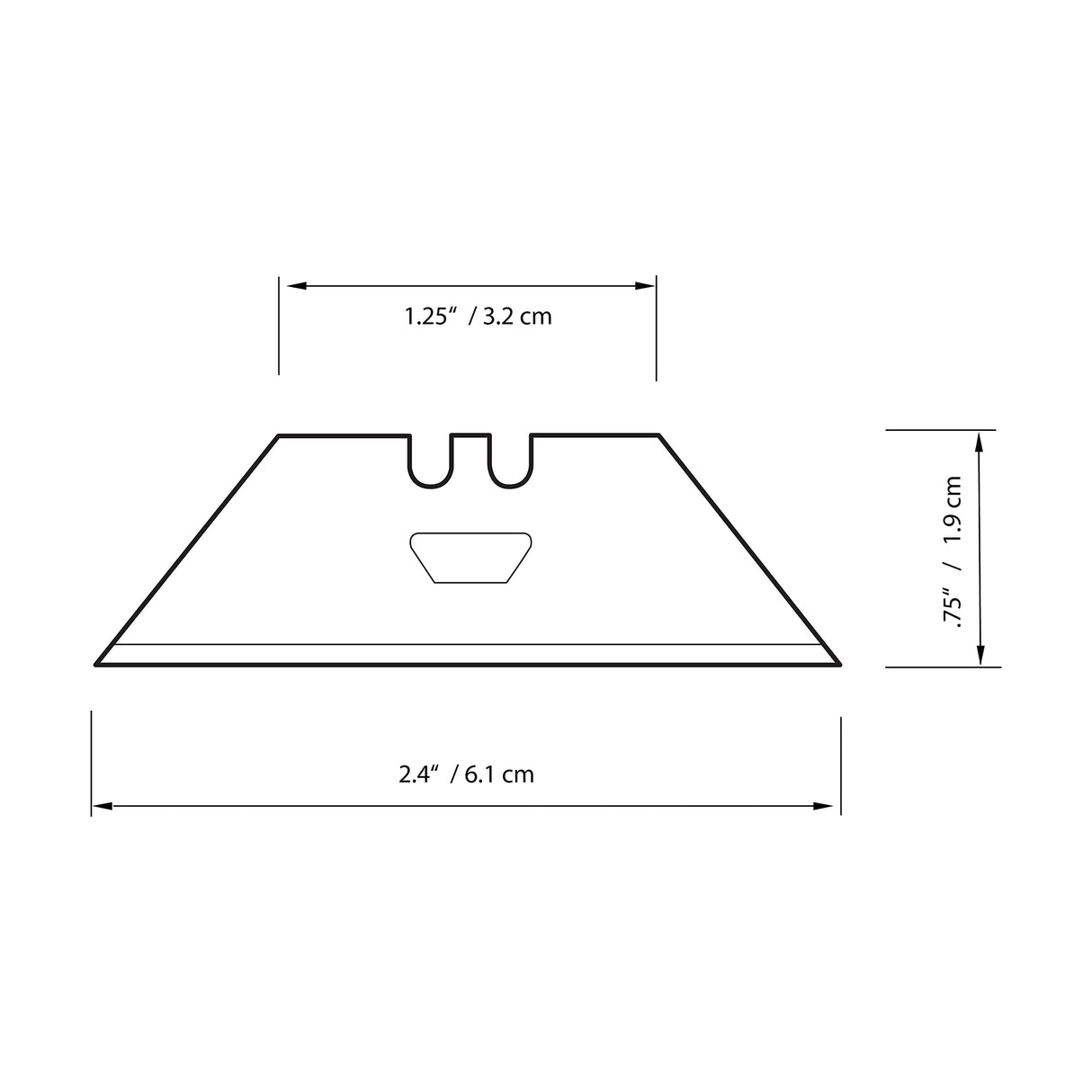 ToughBuilt - 30 Pack Universal Utility Knife Blades ToughBuilt