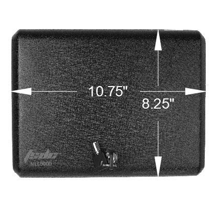 FSDC (Firearm Safety Devices) – FSDC-MLC9000 Keyed Lockable Steel Case with Security Cable – Heavy-Duty Powder Coated Steel FSDC