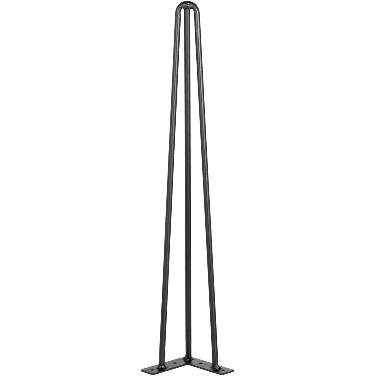 VEVOR Hairpin Table Legs 20" Black Set of 4 Desk Legs 880lbs Load Capacity (Each 220lbs) Hairpin Desk Legs 3 Rods for Bench Desk Dining End Table Chairs Carbon Steel DIY Heavy Duty Furniture Legs VEVOR