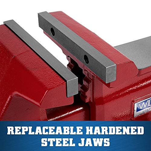 Wilton Utility HD Bench Vise, 8" Jaw Width, 8-1/2" Jaw Opening, 4-1/2" Throat (Model 648UHD) Wilton