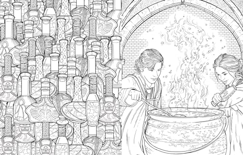 Hogwarts Legacy: The Official Coloring Book: Color Your Legacy (Harry Potter) WoodArtSupply