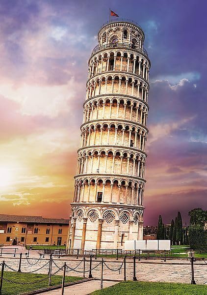 TREFL 1000 Piece Jigsaw Puzzles, Pisa Tower, Leaning Tower of Pisa Puzzle, Tuscany Italy Puzzle, Adult Puzzles, Trefl 10441 Trefl
