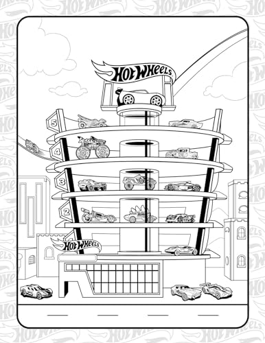 Hot Wheels: Giant Coloring Book WoodArtSupply