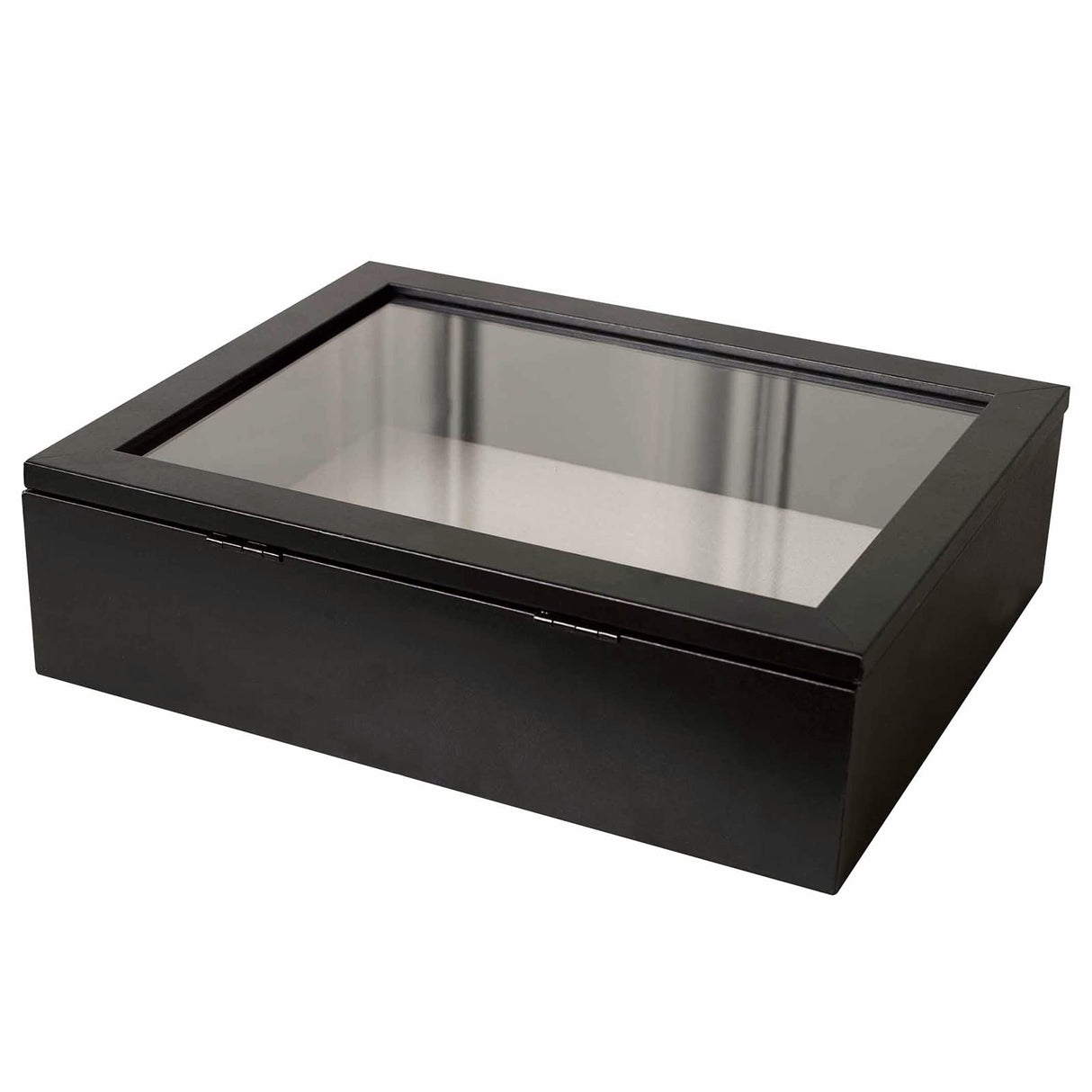 Muzilife 8x10 Shadow Box Picture Frame - 2.16" Interior Deep Wood & Glass Display Case Ready to Hang Memory Box Baby Sports Memorabilia, Wedding, Tickets, and Photos, Black Muzilife