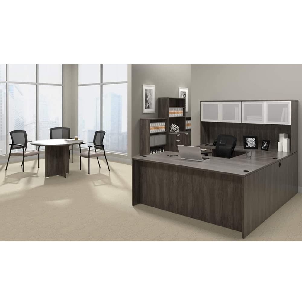 GOF 6FT, 8FT, 10FT Racetrack Conference Table Set (G11776) (Artisan Grey, 10ft Table) GOF