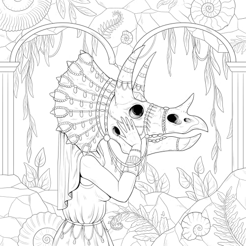 Mythographic Color and Discover: Enchanted Relics: An Artist’s Coloring Book of Lost Antiquities WoodArtSupply