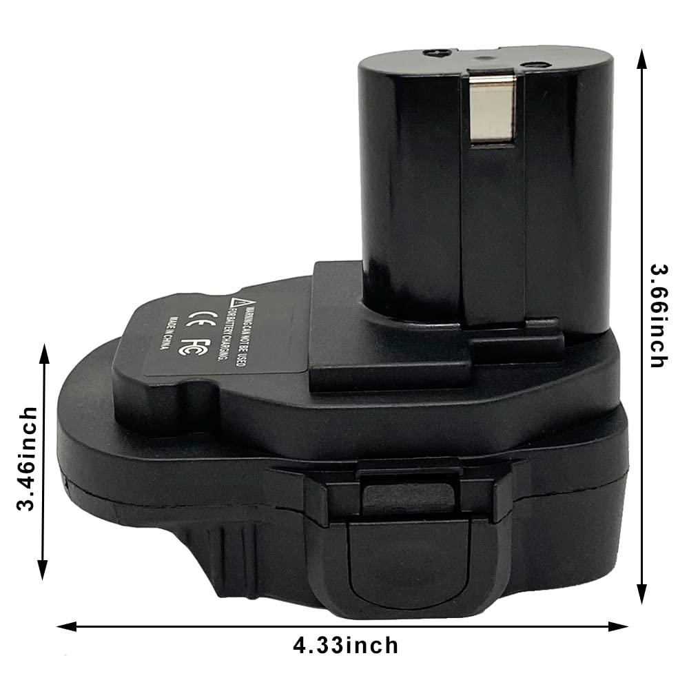 JFQWLE Adapter Compatible with Makita 18V LXT Lithium Battery BL1830 BL1850 BL1860 BL1840 to Replacement for Makita 18 Volt Ni-Cd/Ni-Mh Cordless Tool Battery JFQWLE