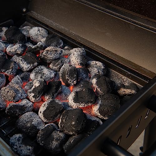 Nexgrill 17.5" Charcoal Barrel Grill with Side Shelf, Perfect for Outdoor Cooking & Grilling, BBQs, Camping, Patio, Garden, Backyard, Tailgating, Black, 810-0063 Nexgrill