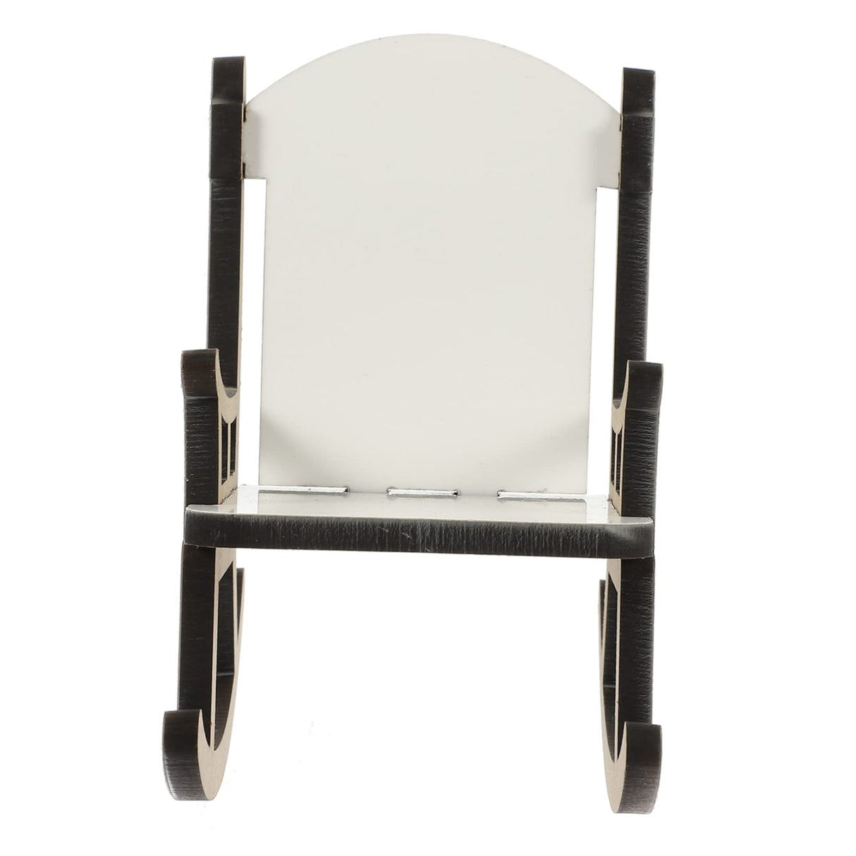 EXCEART 5pcs Office Practice White Embryo DIY Chair Craft Sublimation Craft Sublimation Slate Blanks Table Top Decor Picture Frames Sublimation Decoration Commemorate Table Card Wooden EXCEART