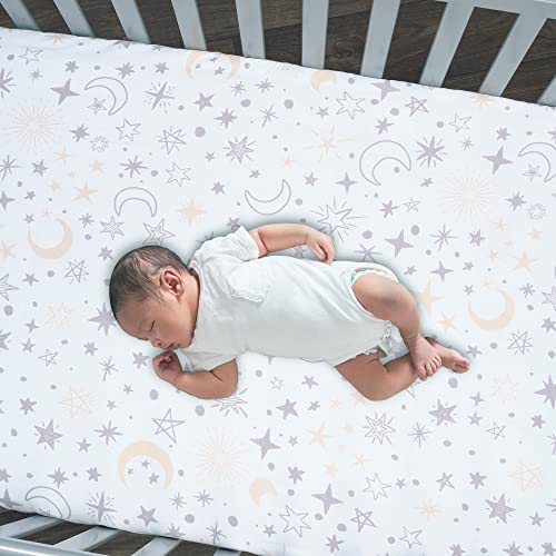 Lambs & Ivy Goodnight Moon 3-Piece Celestial Nursery Baby Crib Bedding Set Lambs & Ivy