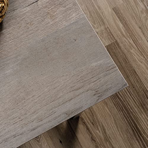 Sauder Cottage Road L-Desk, L: 65.12" x W: 58.66" x H: 29.76", Mystic Oak finish Sauder