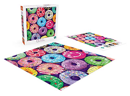 Buffalo Games - Delightful Donuts - 300 Large Piece Jigsaw Puzzle Multicolor, 18"L X 18"W Buffalo Games