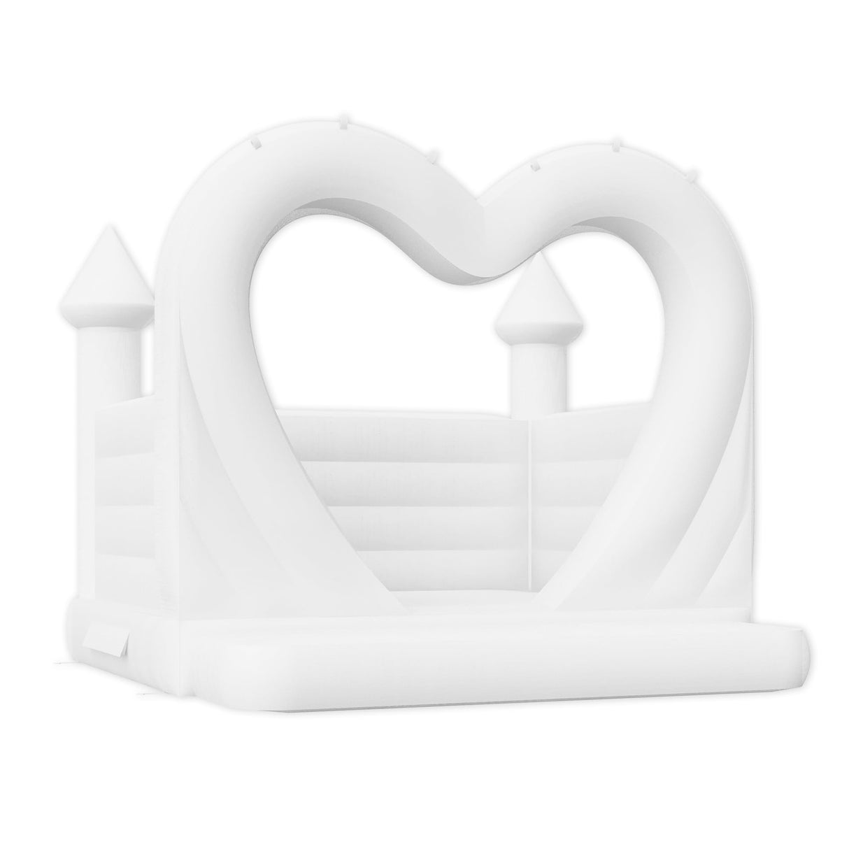 Albott 13.1x13.1x10 FT Commercial PVC Inflatable White Bounce House for Kids, Large White Castle Bounce House with 950W Blower & Higher Inflatable Wall for Wedding Birthday Party Albott