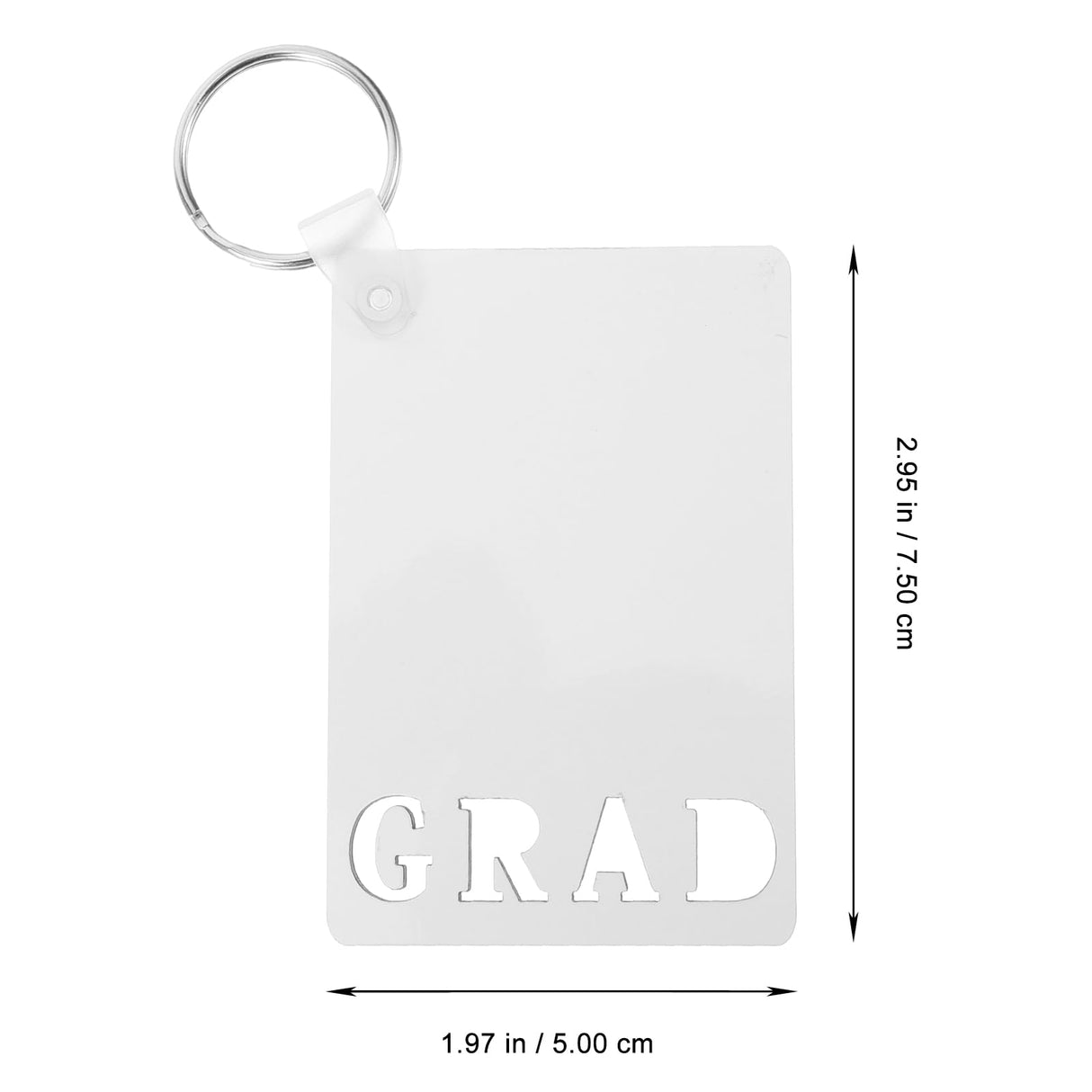 LUOZZY 20pcs Sublimation Keychain Blanks 2024 Sublimation Graduation Blanks Keychain 2024 Grad Photo Frame Keychains Graduation Cap Shaped Keychains Sublimation Blank LUOZZY