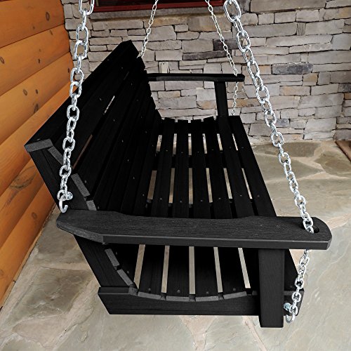 Highwood AD-PORW1-BKE Weatherly Porch Swing, 5 Feet, Black highwood