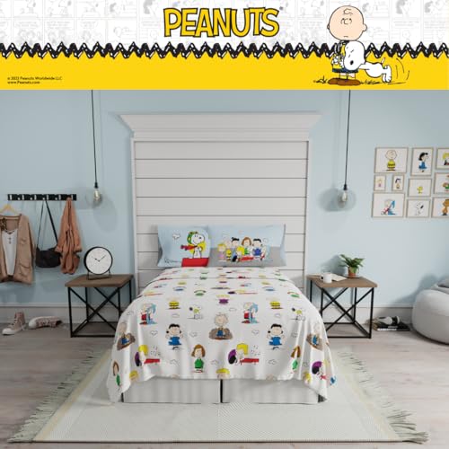 Collectibles Peanuts Snoopy Bedding Super Soft Cozy Microfiber 4 Piece Full Sheet Set, (Officially Licensed Product) by Franco Franco