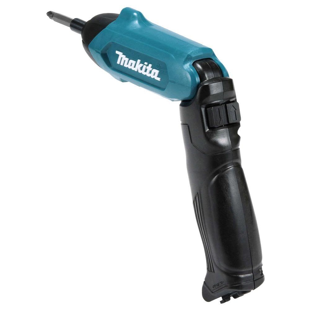 Makita DF001DW 3.6V Lithium-Ion 1/4" Hex Screwdriver Kit, Teal, 3.6V Makita