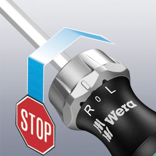 Wera - 5051461001 Kraftform 816 RA Bitholding Ratcheting Screwdriver, 1/4" Head Wera