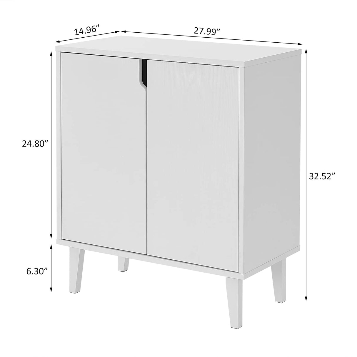 Panana White Coffee Bar Cabinet, Farmhouse Kitchen Sideboard Buffet Storage Cabinet White Accent Sideboard Buffet Cabinet for Kitchen, Dining Room, Living Room, Hallway Panana