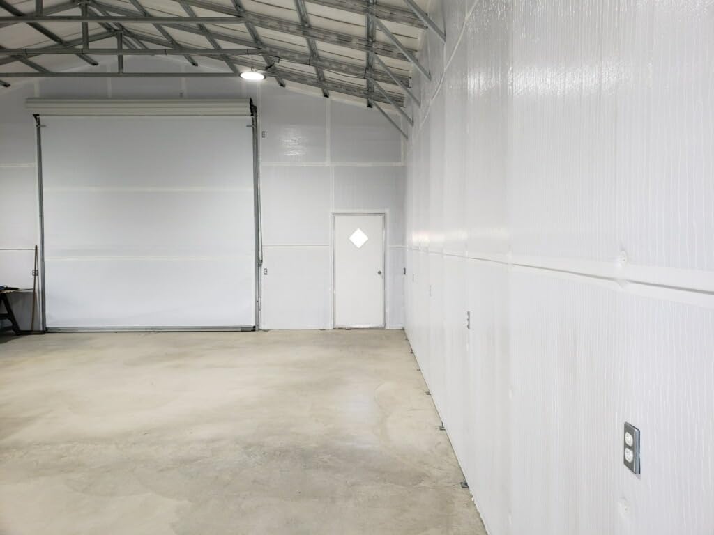 BlueTex Roll Up Garage Door Insulation Kit for Cooling Down Metal Buildings - Easy to Install Complete Garage Insulation Kit for Door Up to 12'x12' - Covers 150 Sq Ft of Single Large Door BlueTex Insulation