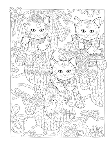 Adult Coloring Creative Kittens Coloring Book (Adult Coloring Books: Pets) Dover Publications