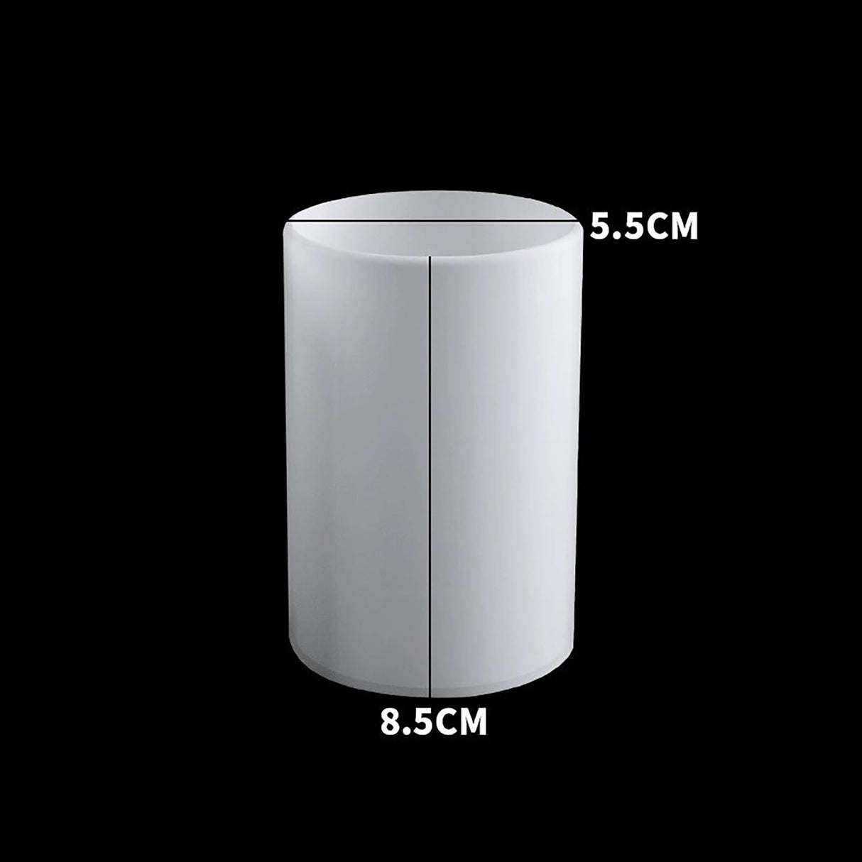 2 Pack Silicone Resin Flower & Candle Mold - Round & 3D Cylinder Molds for Handmade Candles & Soap ESEDAGE