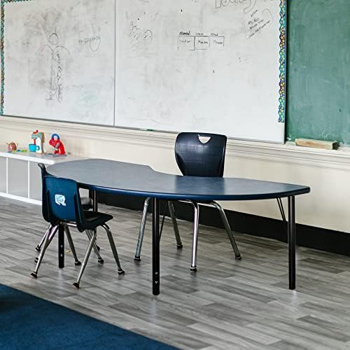 QLLY Adjustable Metal Table Leg, 24-40 inch, 60-100cm, Home Office DIY Desk Leg, Furniture Leg Set (4, Black) QLLY