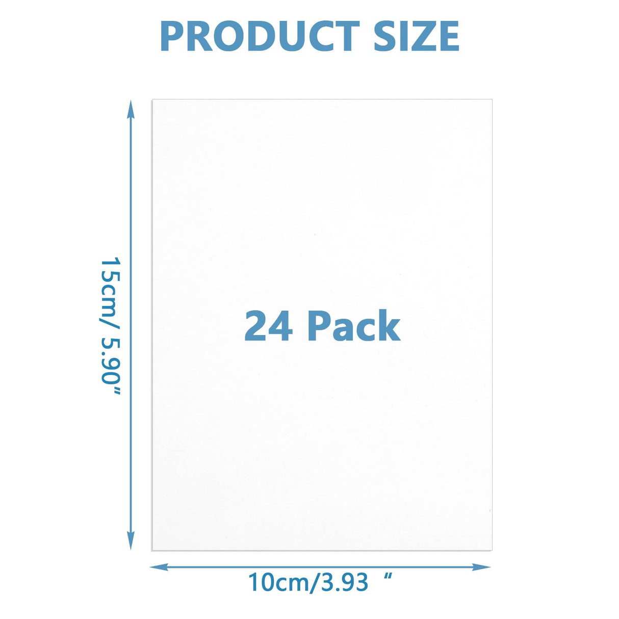 ABuff 24 PCS Sublimation Blanks Aluminum Sheet 4 x 6 Inch Photo Sign Blank Metal Sheet Wall Poster Frame Sublimation Blank for Sublimation Heat Press, White ABuff