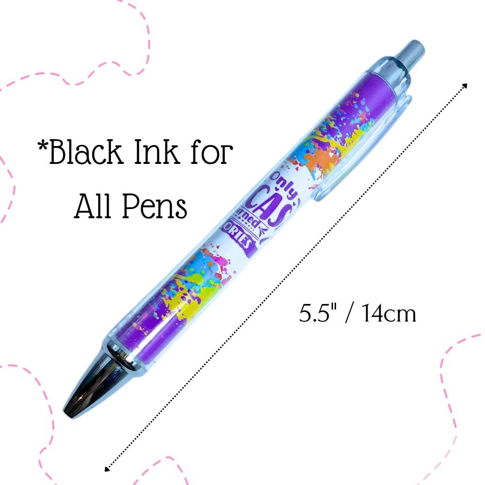12 PC Funny Pens Sublimation Fun Ink Pen Bulk Set Rude Snarky Sassy Daily Sarcastic Quote Crude Word Sayings Humor Work Office Gag Writing Instruments Supplies Coworkers Gifts Novelty for Adults YJ PREMIUMS