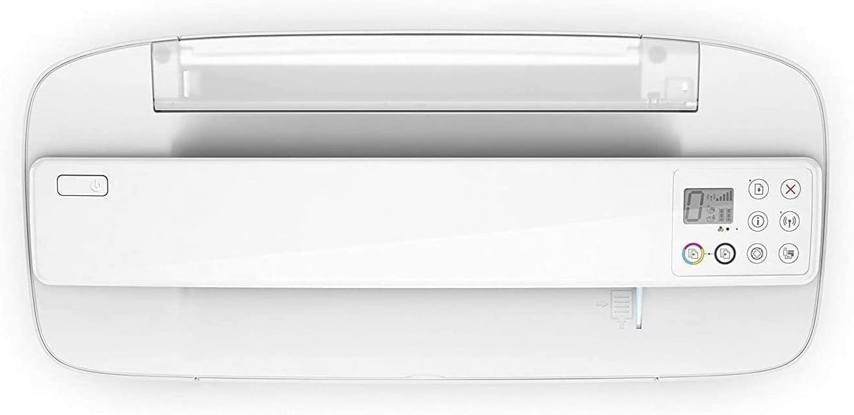 HP DeskJet 3755 Compact All-in-One Wireless Printer with Wifi Mobile Printing, Instant Ink Cartridge ready - Black/Color Combo Printer - Stone Accent (J9V91A) (Renewed) HP