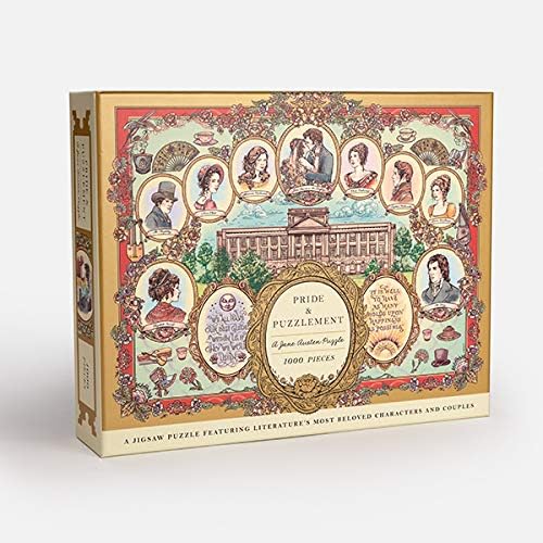 Pride and Puzzlement: A Jane Austen Puzzle: A 1000-Piece Jigsaw Puzzle Featuring Literature's Most Beloved Characters and Couples: Jigsaw Puzzles for Adults CROWN