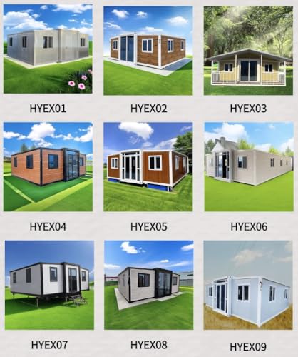 Tiny House 40FT, Customizable 40FT Expandable Container House - Choose Bedrooms,Washrooms, Kitchens,Colors and Sizes.Spacious Design,Safety Construction,Comfortable Living,Mobility, White Patriot 5Lion Corporation