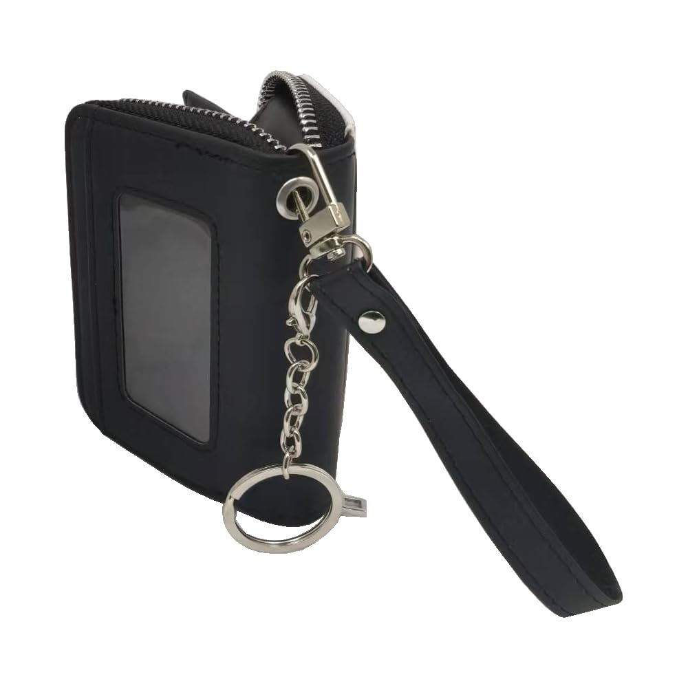 Yongkang Sublimation Small Coin Purse Women Wallet Blanks Leather Coin Credit Card Holder Diy Crafts (Black) Yongkang