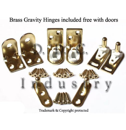 Cafe Doors (Prefit for 36" Finished Opening) Raised 4 Paneled Oak Saloon Western Style Swinging Bar Pub Solid Wood Door Cafe Doors Emporium