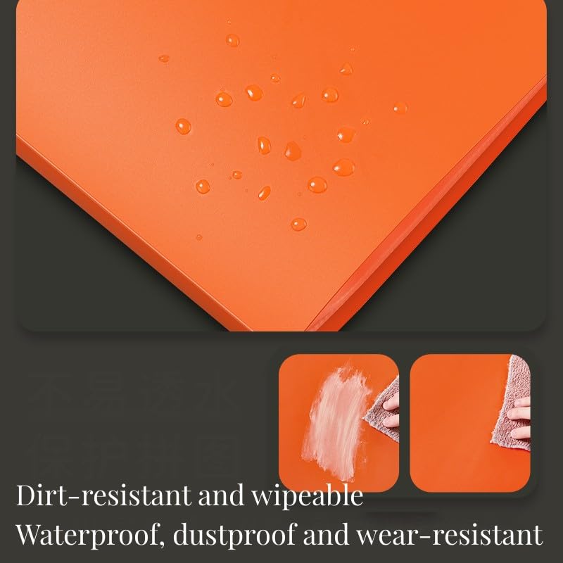 YMNLWZ Puzzle Storage 1000 Pieces Large-Capacity Storage Puzzle, 20 Transparent Pockets, Portable, Dustproof and Stain-Proof, Suitable for Puzzle Lovers to Collect Puzzle Storage Gifts (Black) YMNLWZ