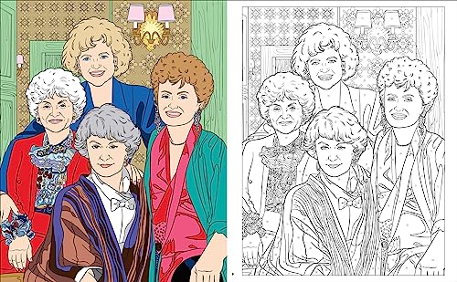 The Golden Girls Color-by-Number WoodArtSupply
