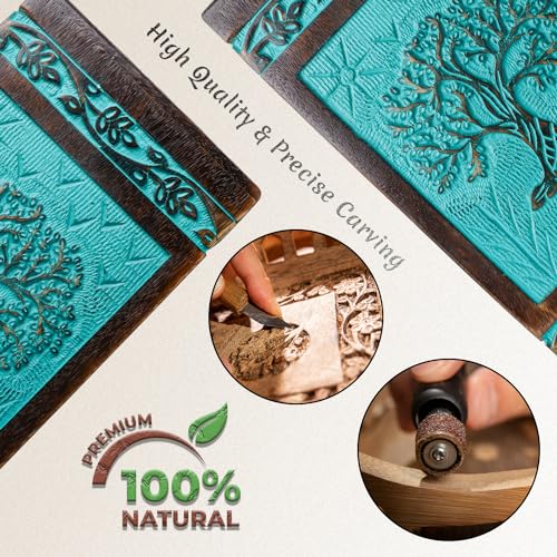 INTAJ Cremation urns for Human Ashes Male Dad Small Wooden Tree of Life Urns Box for Dogs Ashes and Casket Urn for Ashes Female mom, Burial Funeral INTAJ