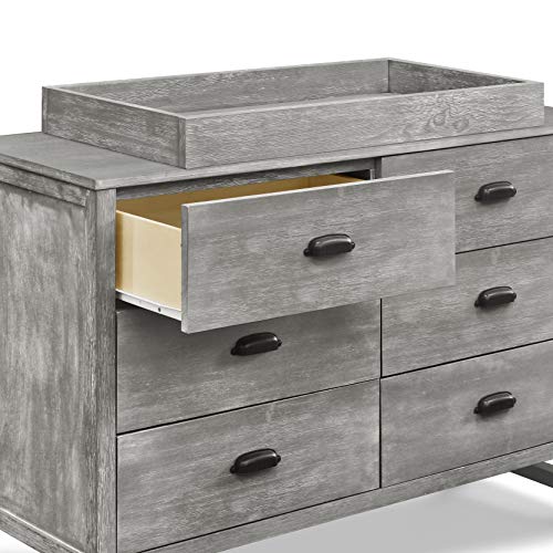 DaVinci Fairway 6-Drawer Double Dresser in Cottage Grey DaVinci